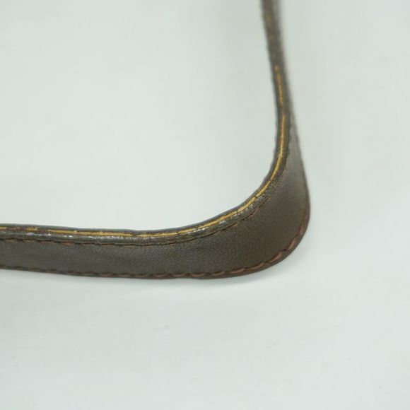 Fendi Shoulder Bag Zucca Nylon Canvas Brown Silver Hardware Women - Picture 9 of 10